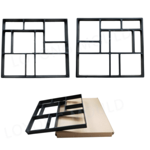 ultralight diy garden paving mould hexagonal fancy mould